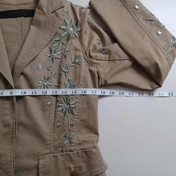 Votre Nom Jeans Beaded Embroidered Blazer Jacket - Picture 11 of 16